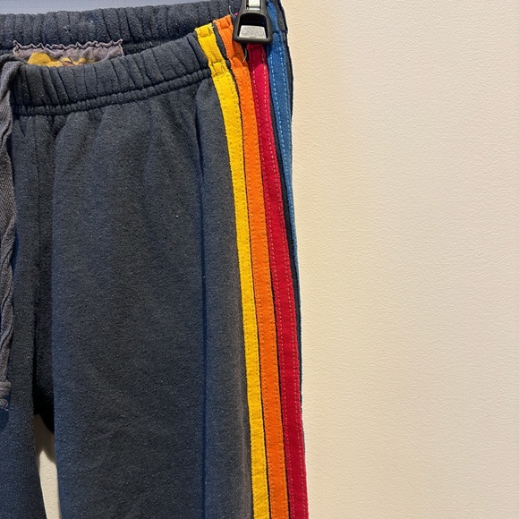 Aviator Nation Classic Velvet Stripe Sweatpants size small - Picture 5 of 7
